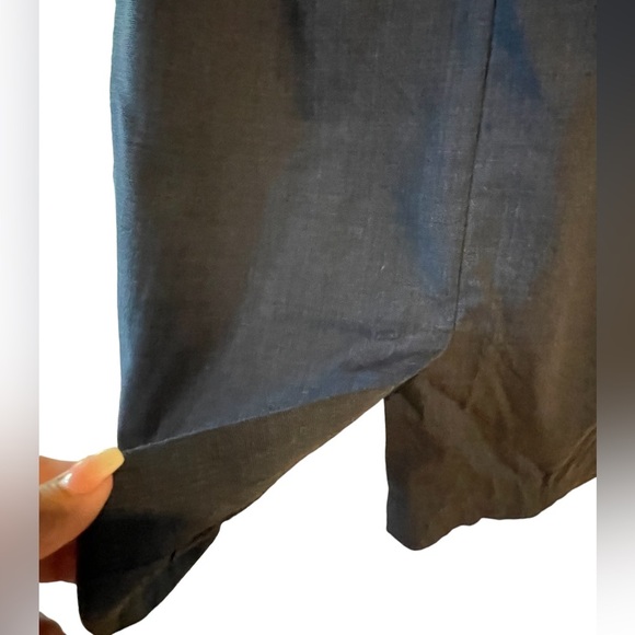 🔥💙Banana Republic deep navy stretch all season wool dress size 6 + belt. CUTE! - Picture 2 of 9